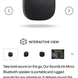 Bose SoundLink Micro Bluetooth Speaker