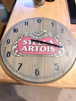 Stella Artois Round Wall Clock
