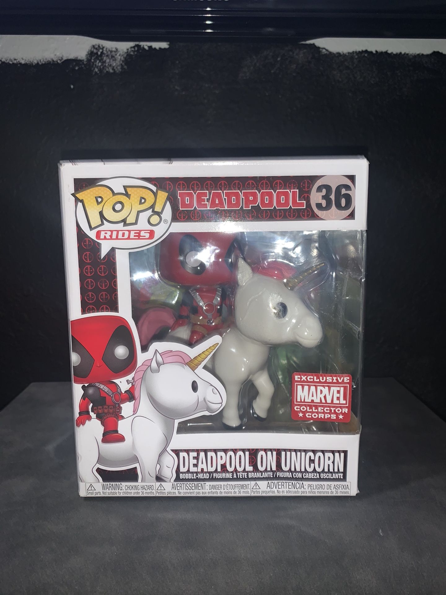 Deadpool on Unicorn Marvel Exclusive Funko POP