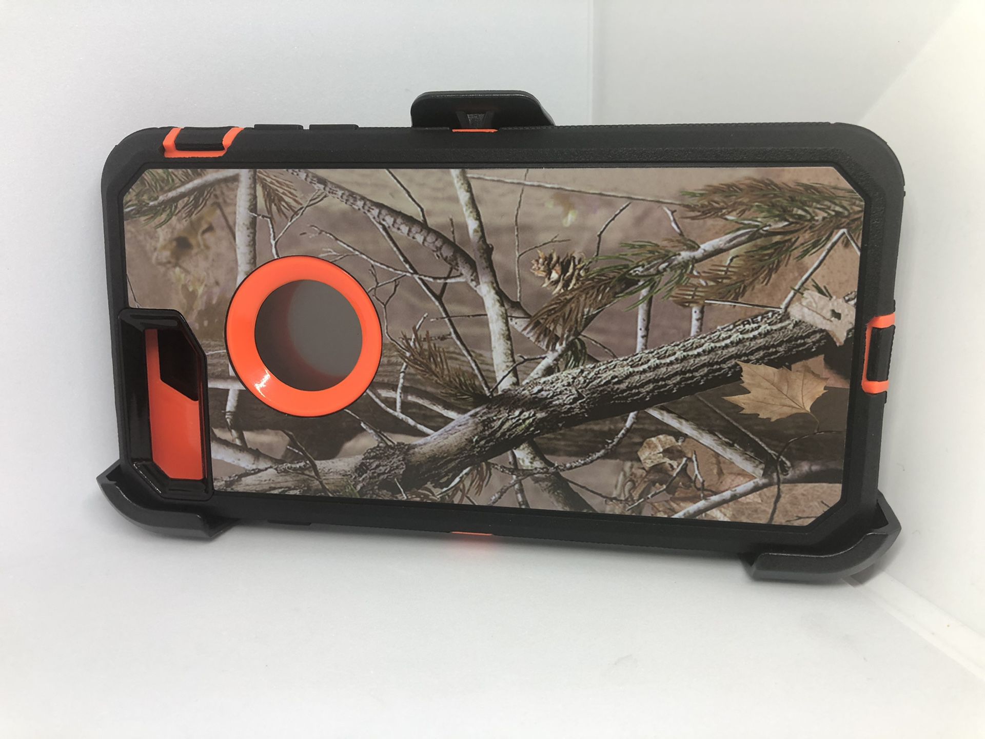 Orange tree Camo camouflage belt clip case for iPhone 7 Plus / iPhone 8 Plus
