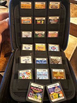 Nintendo DS game lot with case cheap!