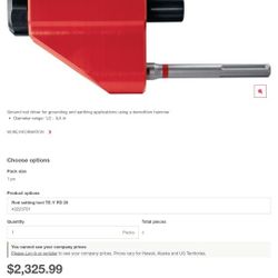 Hilti TE-S PD 22 rod driver system.