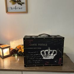 Rustic Box Suitcase Reduced 20.00