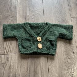 Handmade baby vest.