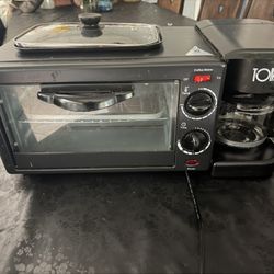 Toaster Over Coffee Maker 