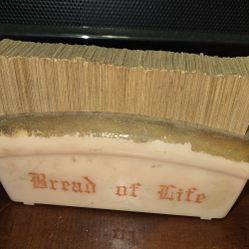Vintage 1950’s Daily Bread Promise Box W Religious Scripture Bible Verses USA