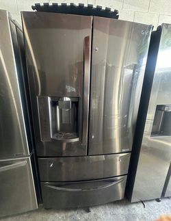 LG French Door Fridge Black Stainless Steel, EnergyStar