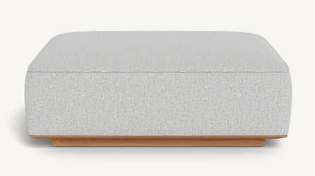 Harbour Outdoor Santorini Teak Ottoman – Retail $2,395