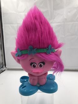 Trolls Poppy Styling Head-Pink-New!