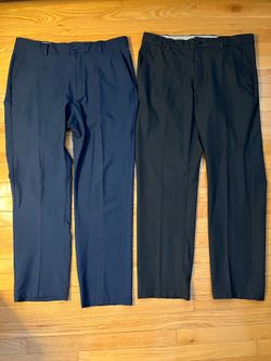 Greg Norman Navy & Black Dress Pants 34x30