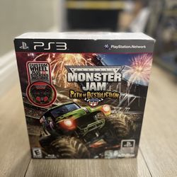 PS3 Monster Jam Path of Destruction Bundle