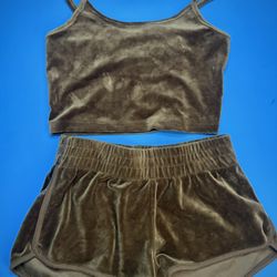 Brown Velvet Set small