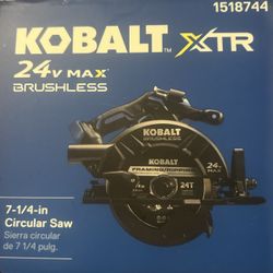 KOBALT XTR 24v MAX CIRCULAR SAW
