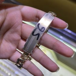 10k Gold Chino Link Bracelet 9inch, 9MM For A Good Price!!