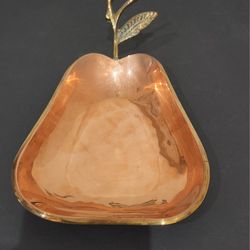 Vintage Copper Pear Tray