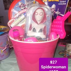 Spiderwoman Gwen Easter Basket 