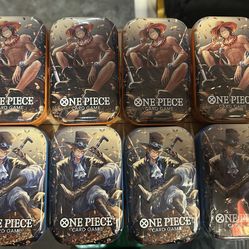 One piece OP13 mini tins