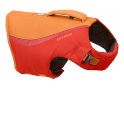 New With Tags Size Med Ruffwear Float Coat Dog Life Jacket, Red Sumac,halter Best