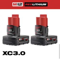 Milwaukee M12 Battery 2pack M18 Dewalt Tools Powertools Toolkit Makita