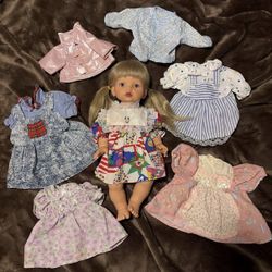 1995 Baby So Beautiful By Playmates Toys With Outfits