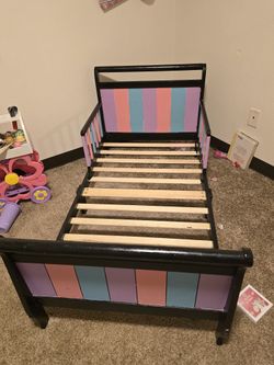 Handpainted TODDLER Bed