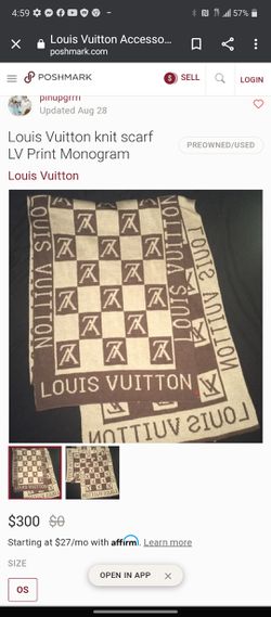 Louis Vuitton scarf