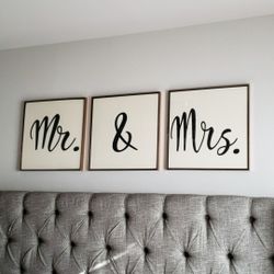 Mr. & Mrs. Wall Art