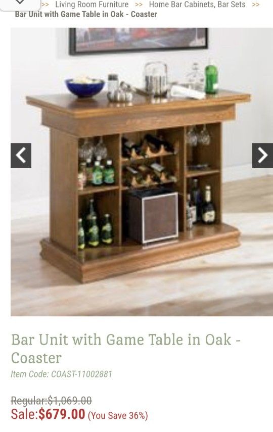 Bar Casino table