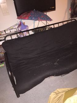 Black futon