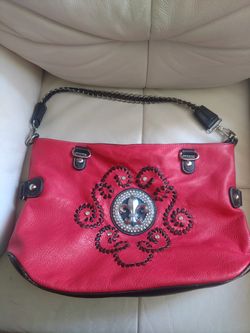 Silverake Leather Western Style Handbag