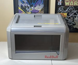 Red Bull Mini Fridge High Top Eco Cooler  USED