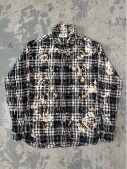 Saint Laurent Paris Surf Sound Bleached Flannel