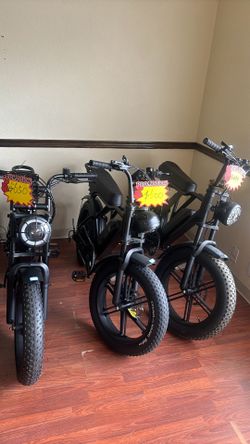 Open box like new assembled moped style electric bike ebike with warranty