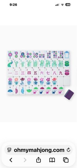 Oh my mahjong tiles