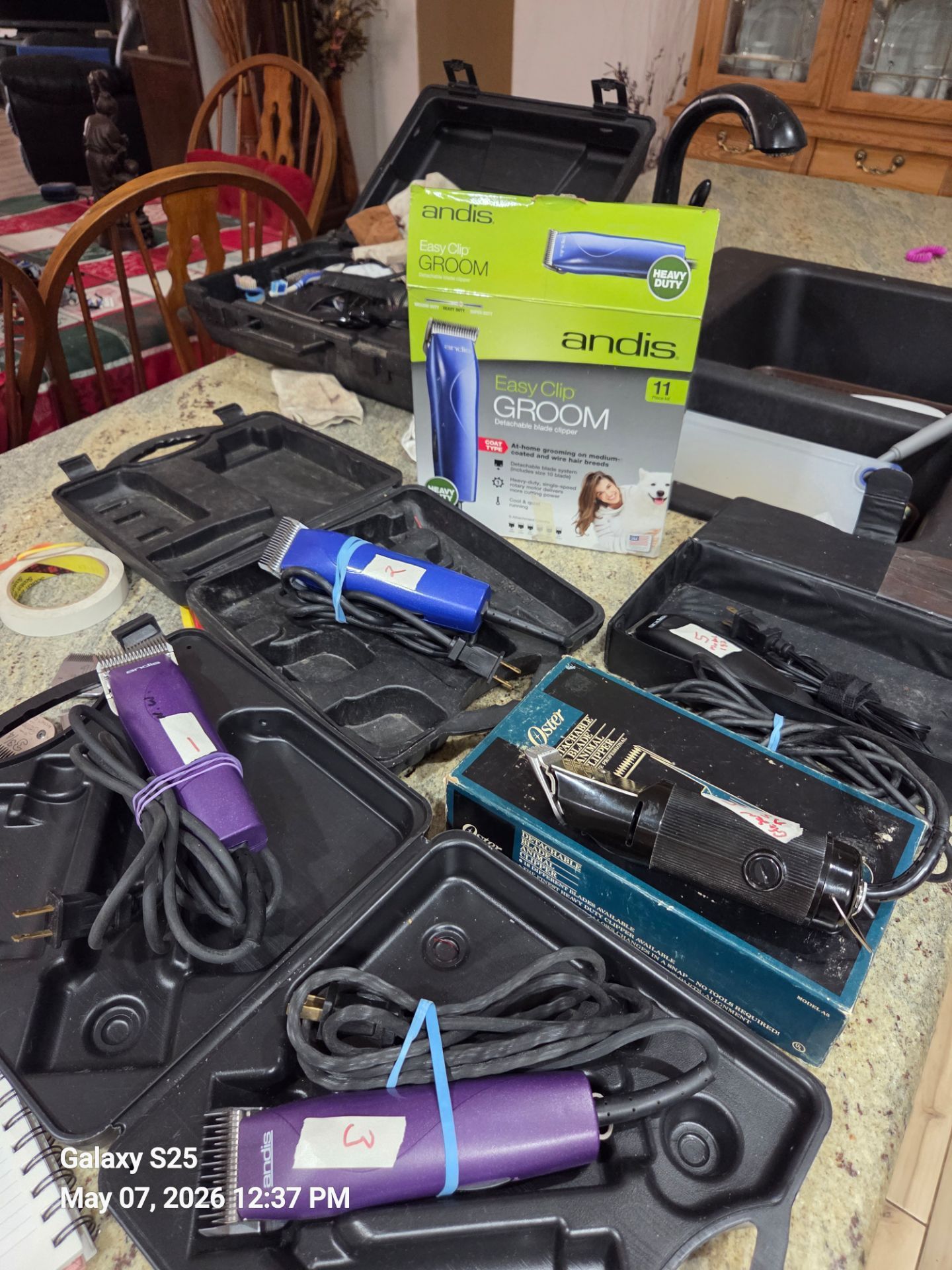 Dog clippers and accessories