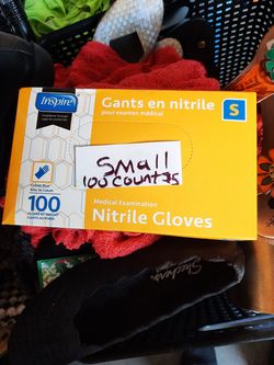Box of small gloves