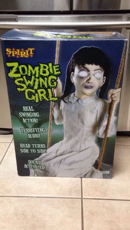 Animatronics - Zombie Girl on Swing