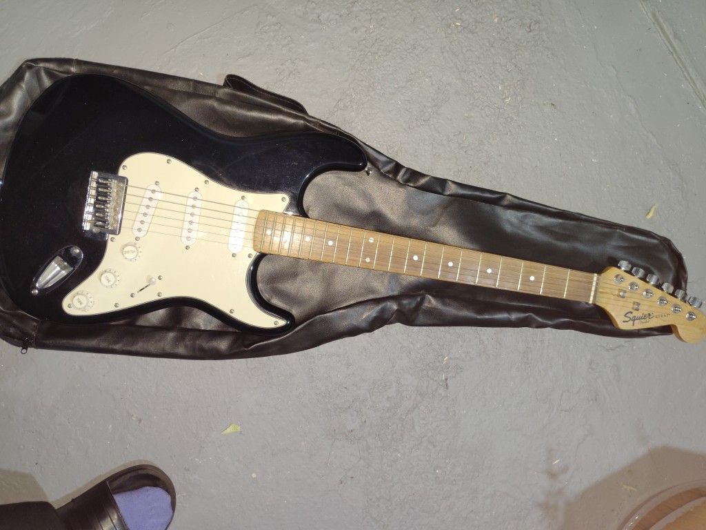 Electric Guitar And Amp