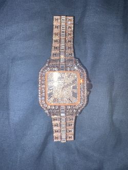 Cartier Watch (MOISSANITE)
