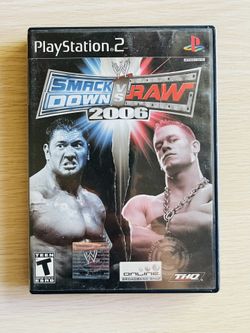 PS2: Smack Down vs. Raw 20006 with Instruction Manual