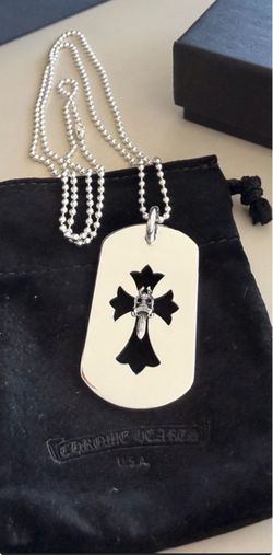 Chrome hearts dagger dog tag