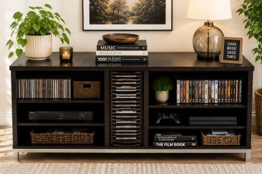 Media Storage Cabinet | TV Stand | CD/DVD Organizer