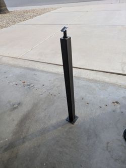 Cable railing stair post 36" high