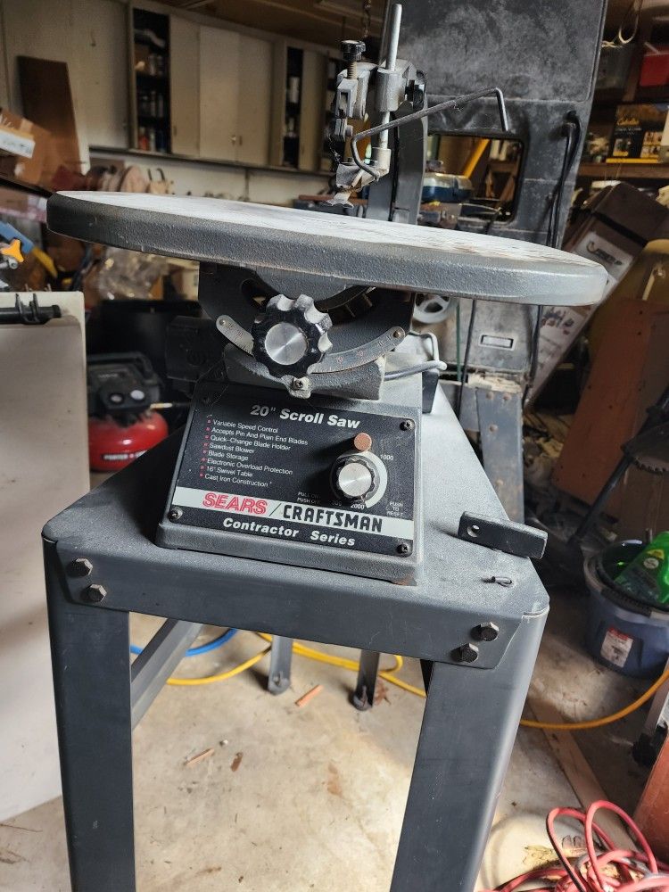 20" Craftsman Variable Speed Scroll Saw
