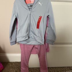 Puma Outfit Girls Size 6 New