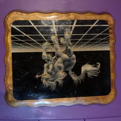 Wooden Unicorn Wall Art