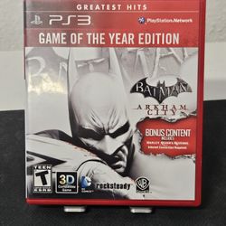 Batman: Arkham City Game of the Year Edition  Playstation 3 PS3 Video Game