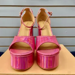 Kayleen By Los Angeles Pink Platforms(7)