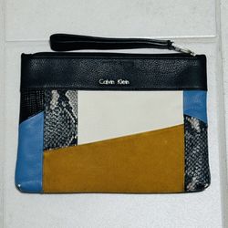 Calvin Klein Leather 2Way Mini Clutch
