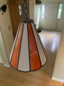 Stained Glass Swag Lamp